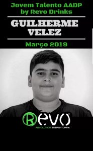 Guilherme Velez atleta do mês e Jovem talento AADP março 2019