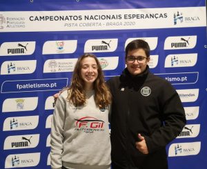 Catarina Ribeiro e José Bancaleiro  no Campeonato Nacional de Esperanças sub23