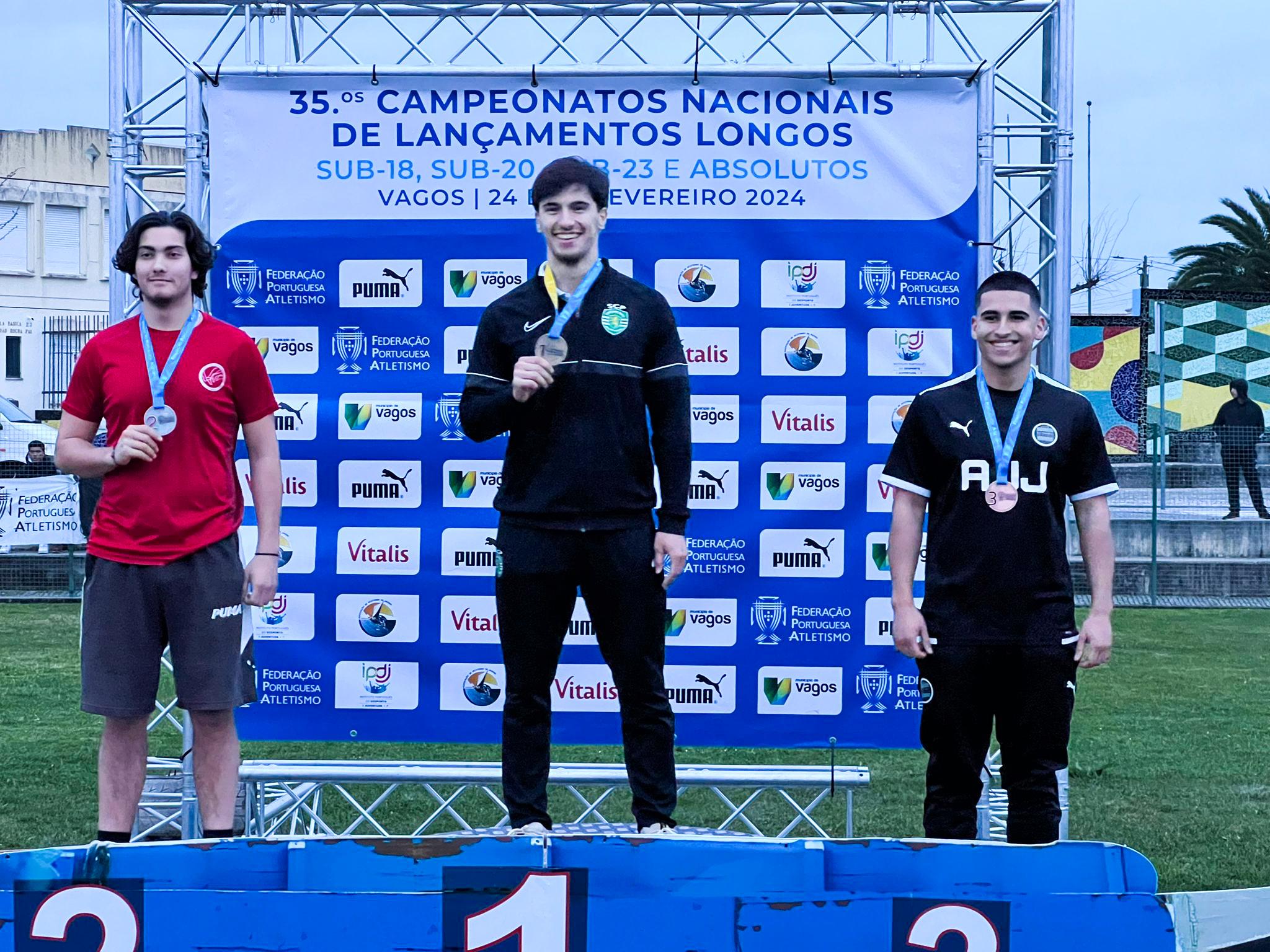 GUILHERME VELEZ  É BRONZE NO CAMPEONATO NACIONAL DE LANÇAMENTOS LONGOS SUB20