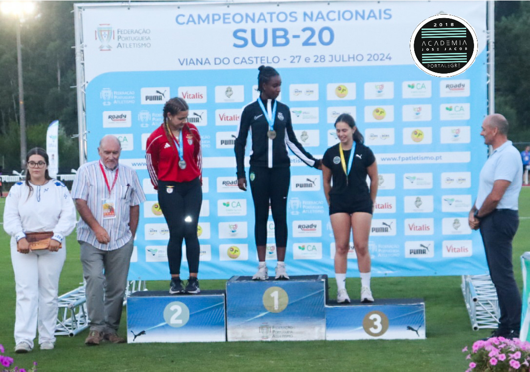 DIANA CAMEJO TERCEIRA NO CAMPEONATO NACIONAL DE SUB-20